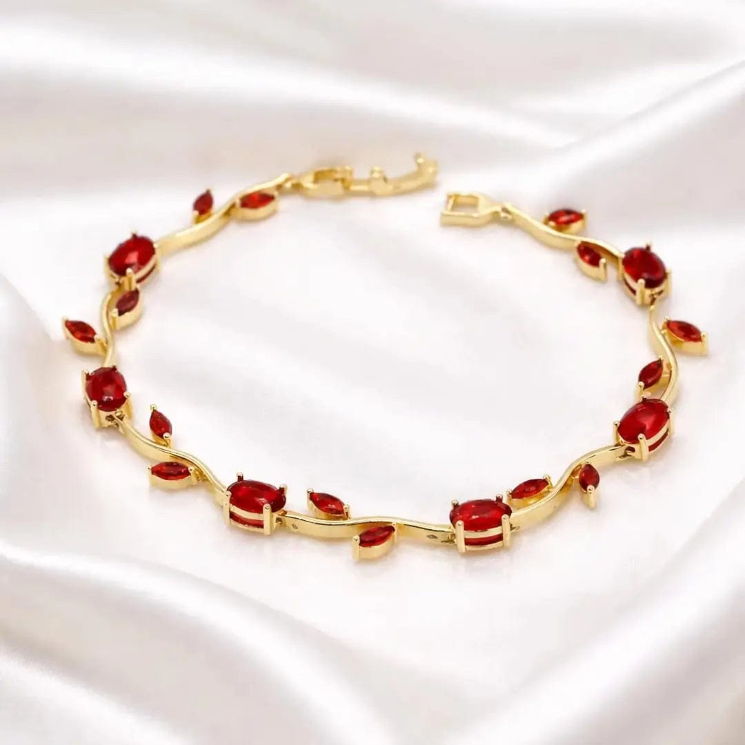 Premium Zirconia Stones Tulip Bracelet for Girls With Free Gift